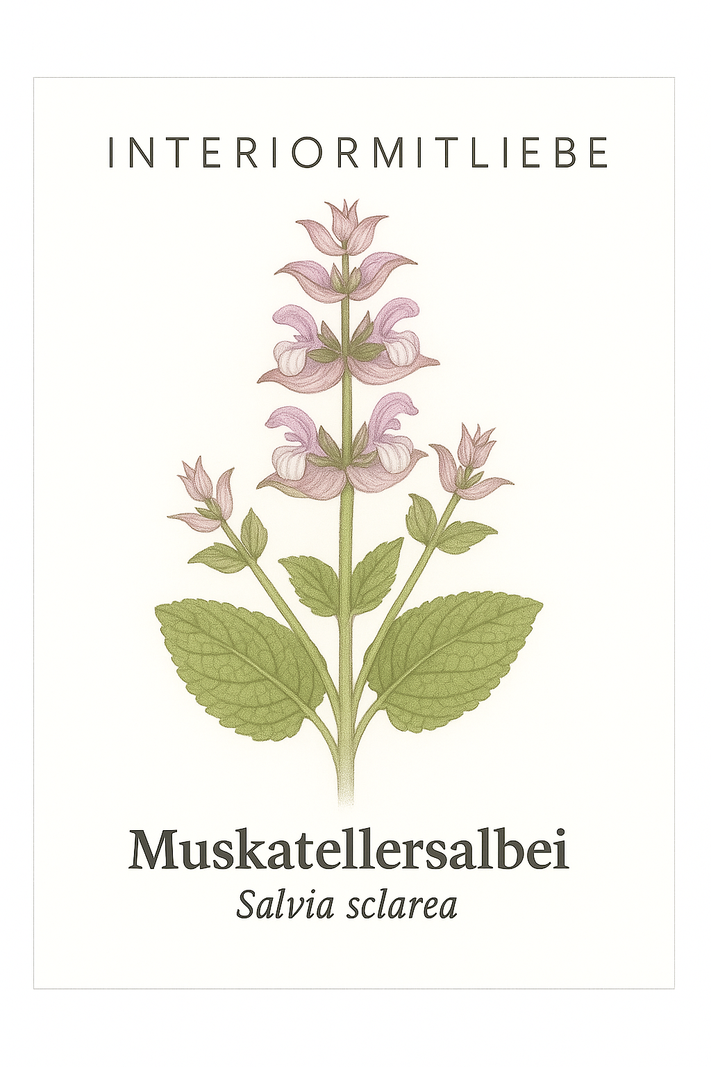 Muskateller-Salbei – duftende Staude mit imposanter Blüte