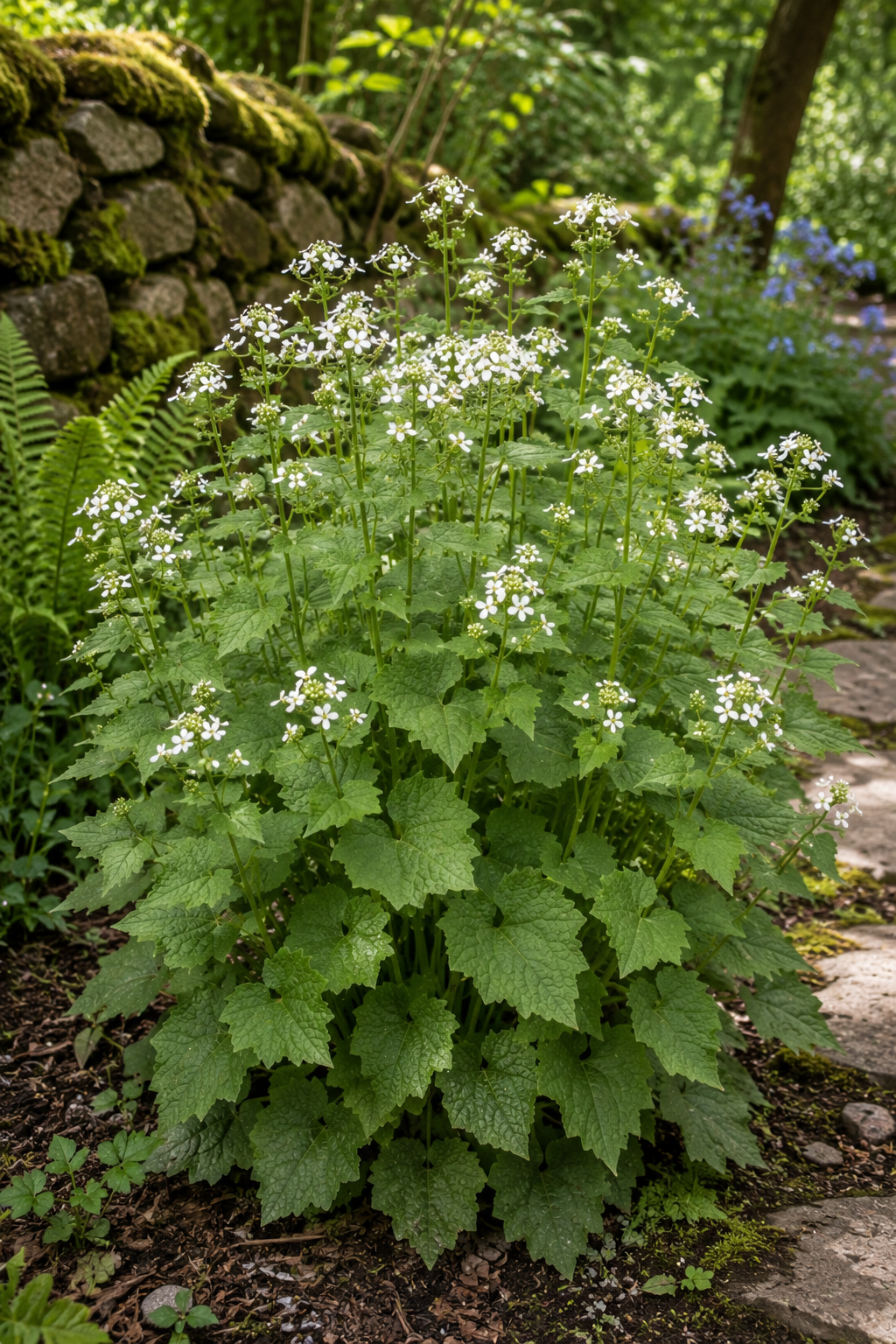 Knoblauchsrauke (Alliaria petiolata)