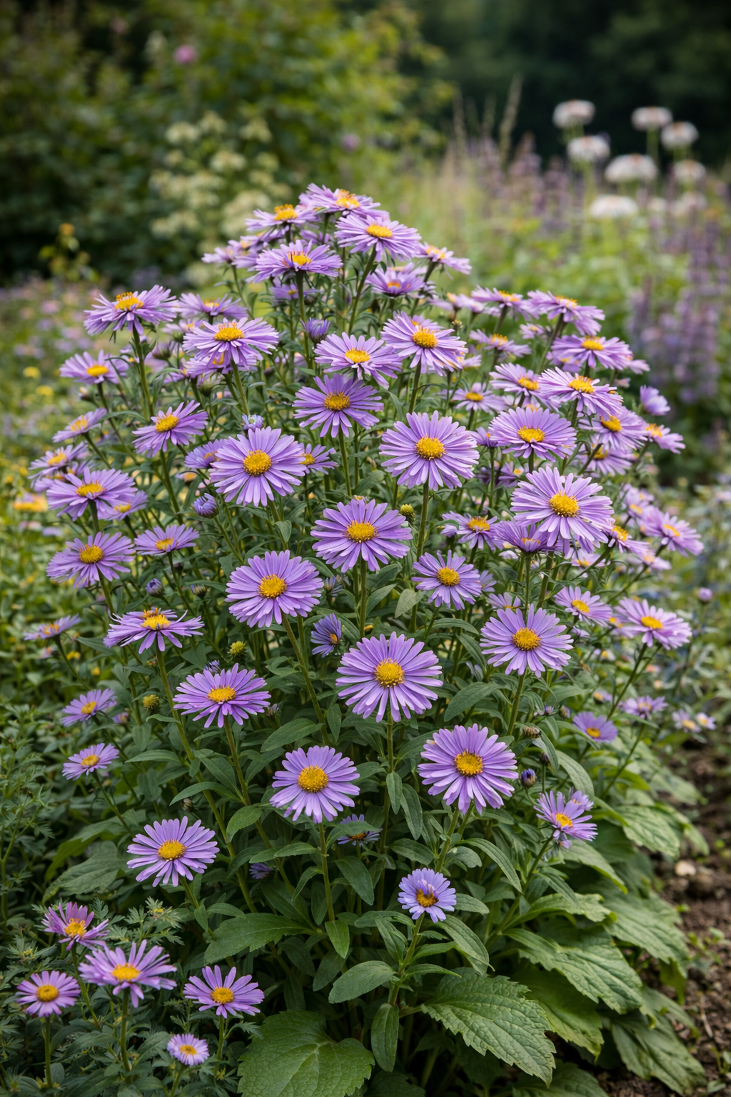 Lila Aster - Staude für Bauerngärten, Staudenbeete und naturnahe Pflanzungen