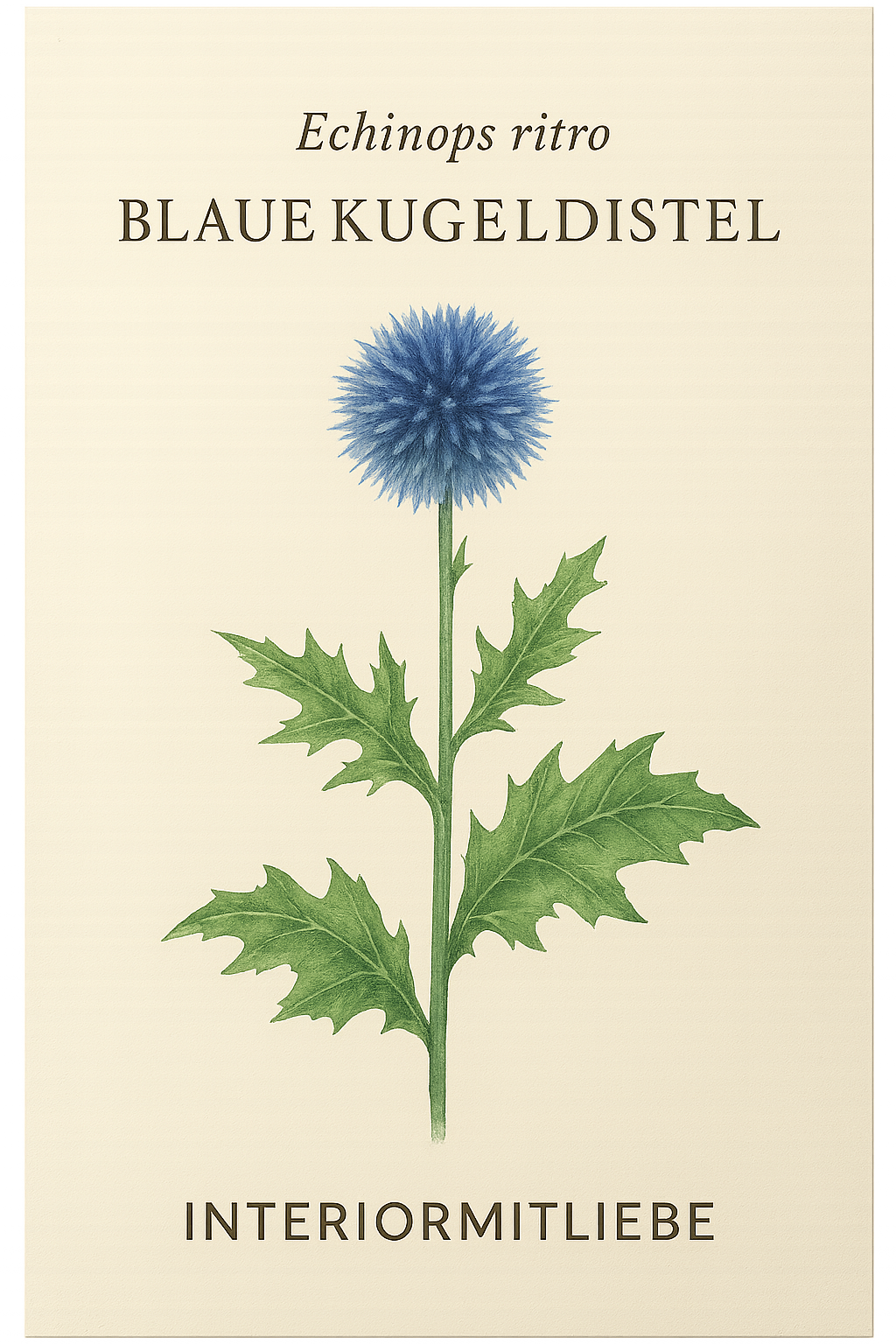 Blaue Kugeldistel – elegante Strukturpflanze mit besonderer Ausstrahlung